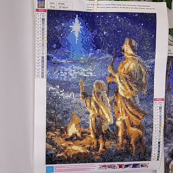 Diamond Painting. Nativity and Shepherd Portrait. - Picture 2 of 7